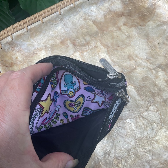 LeSportsac Small 3 Zippered Compartment Pouch - Picture 6 of 7
